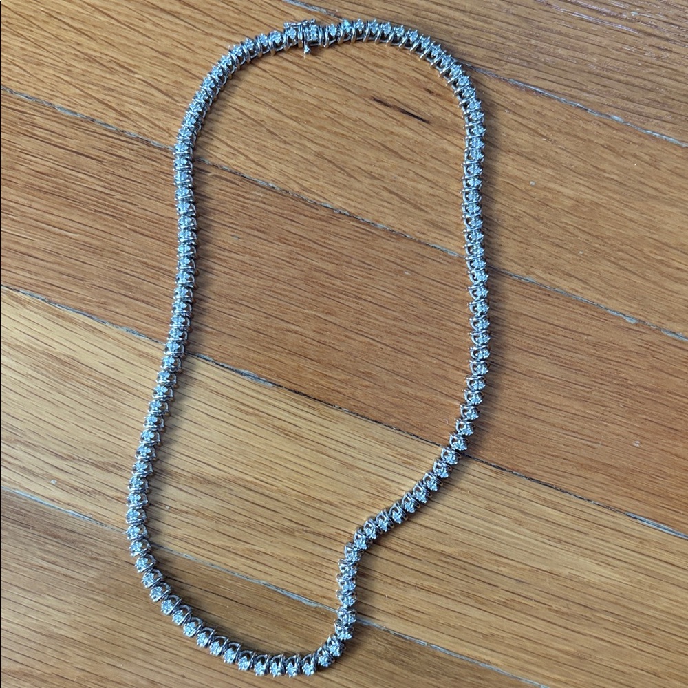 Ross-Simons Elegant Silver Necklace - Picture 5 of 6